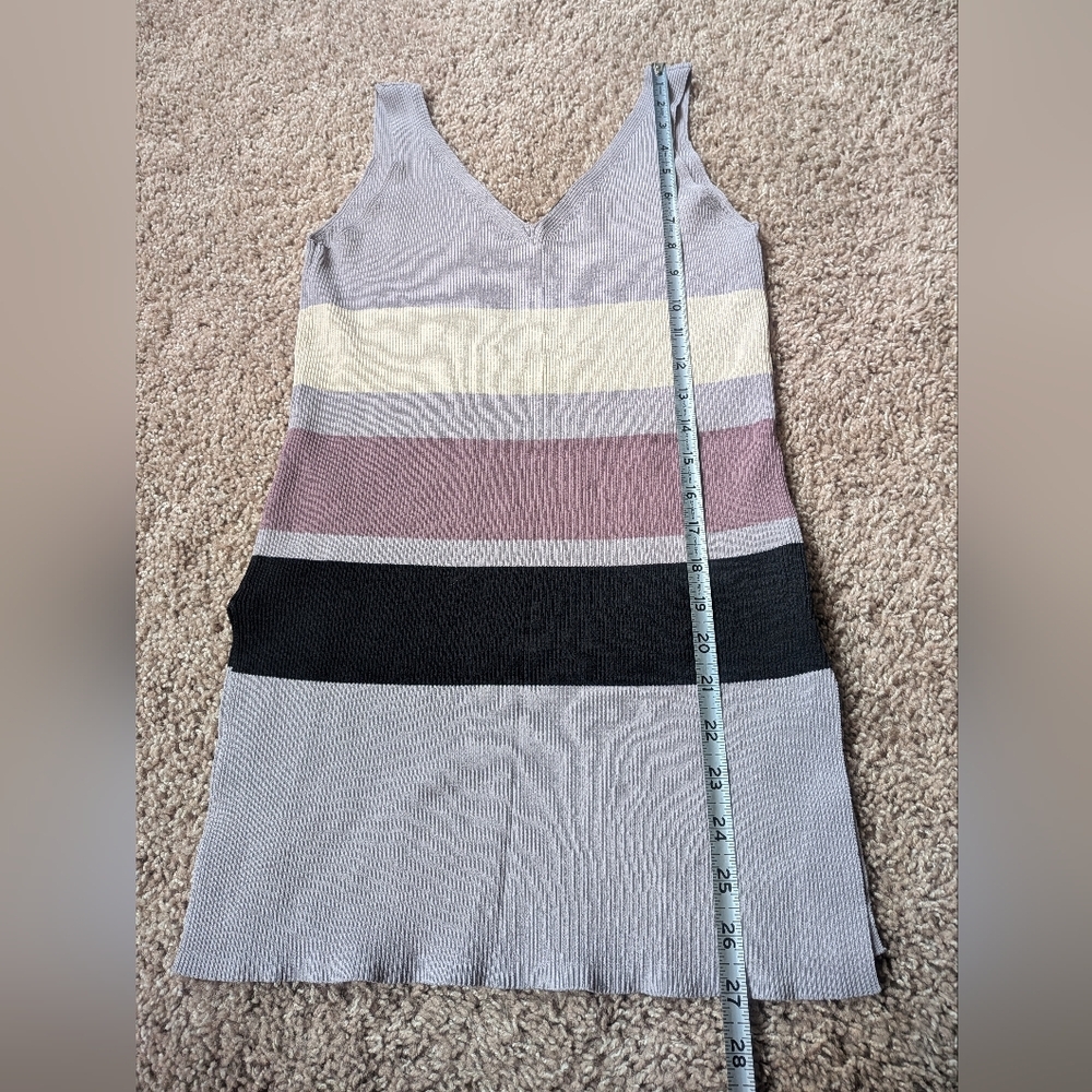 Valette Striped Color Lock Tank Top Small - Picture 11 of 12
